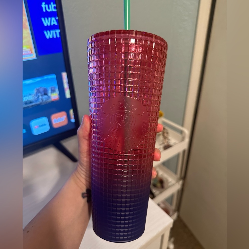 *NWT* Starbucks Watermelon Grid Tumbler